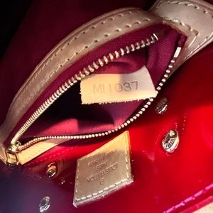 Louis Vuitton Red Patent Leather Purse